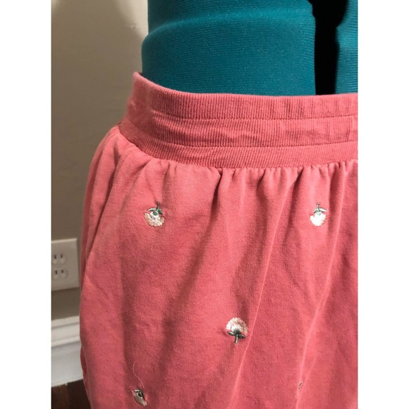 🧺Summersalt Skirt The Softest French Terry Size Medium Faded Rose Floral - Picture 5 of 6